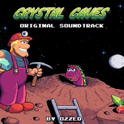 Cover image for the 8bit and chiptune album Crystal Caves HD Original Soundtrack by the 8-bit artist Ozzed